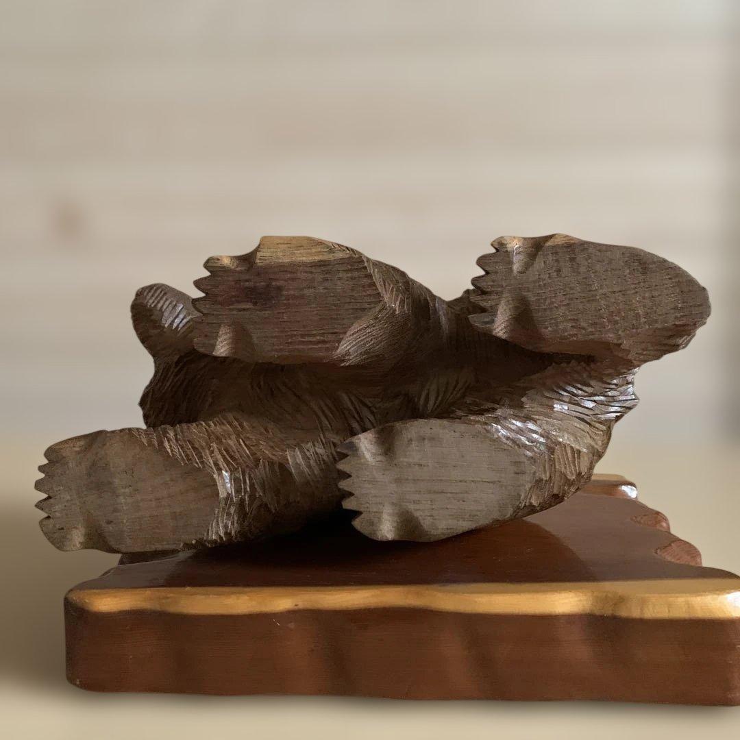 古民家インテリアにオススメ！　昭和時代の木彫りの熊