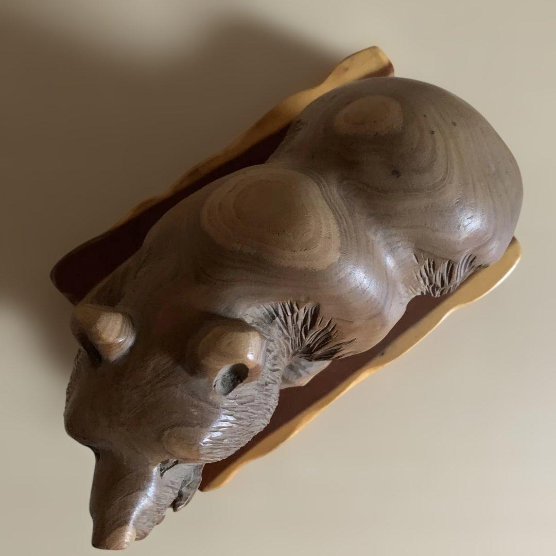 古民家インテリアにオススメ！　昭和時代の木彫りの熊