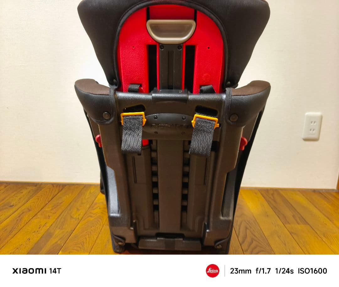 【美品】RECARO チャイルドシート ブラウン　上位機種　HERO搭載機種