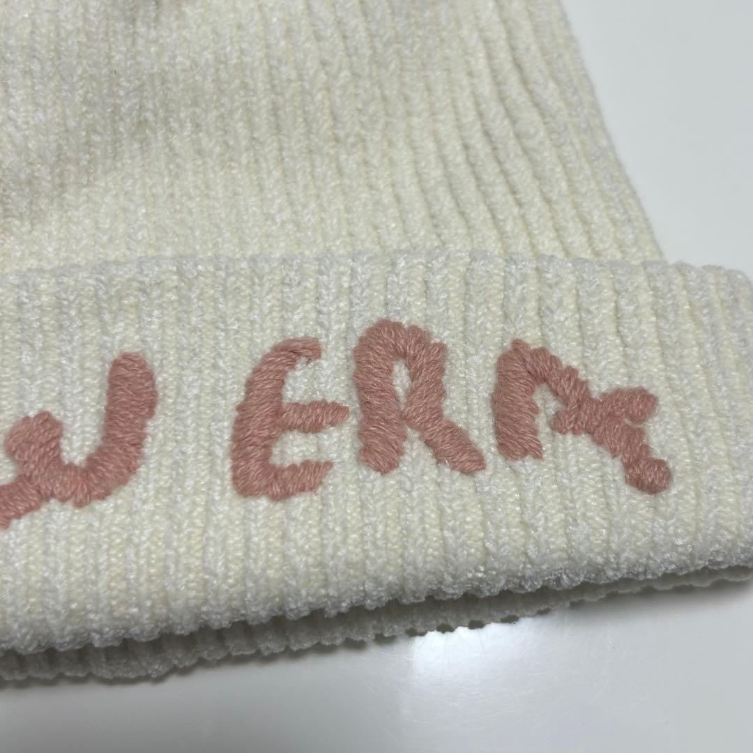 NEWERA ベーシックカフニットモールヤーンニット ホワイト