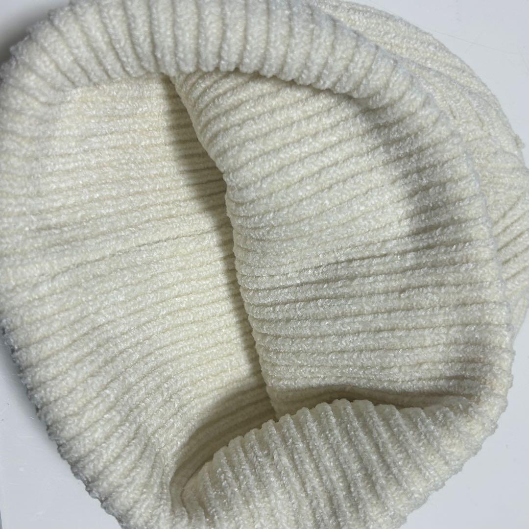 NEWERA ベーシックカフニットモールヤーンニット ホワイト