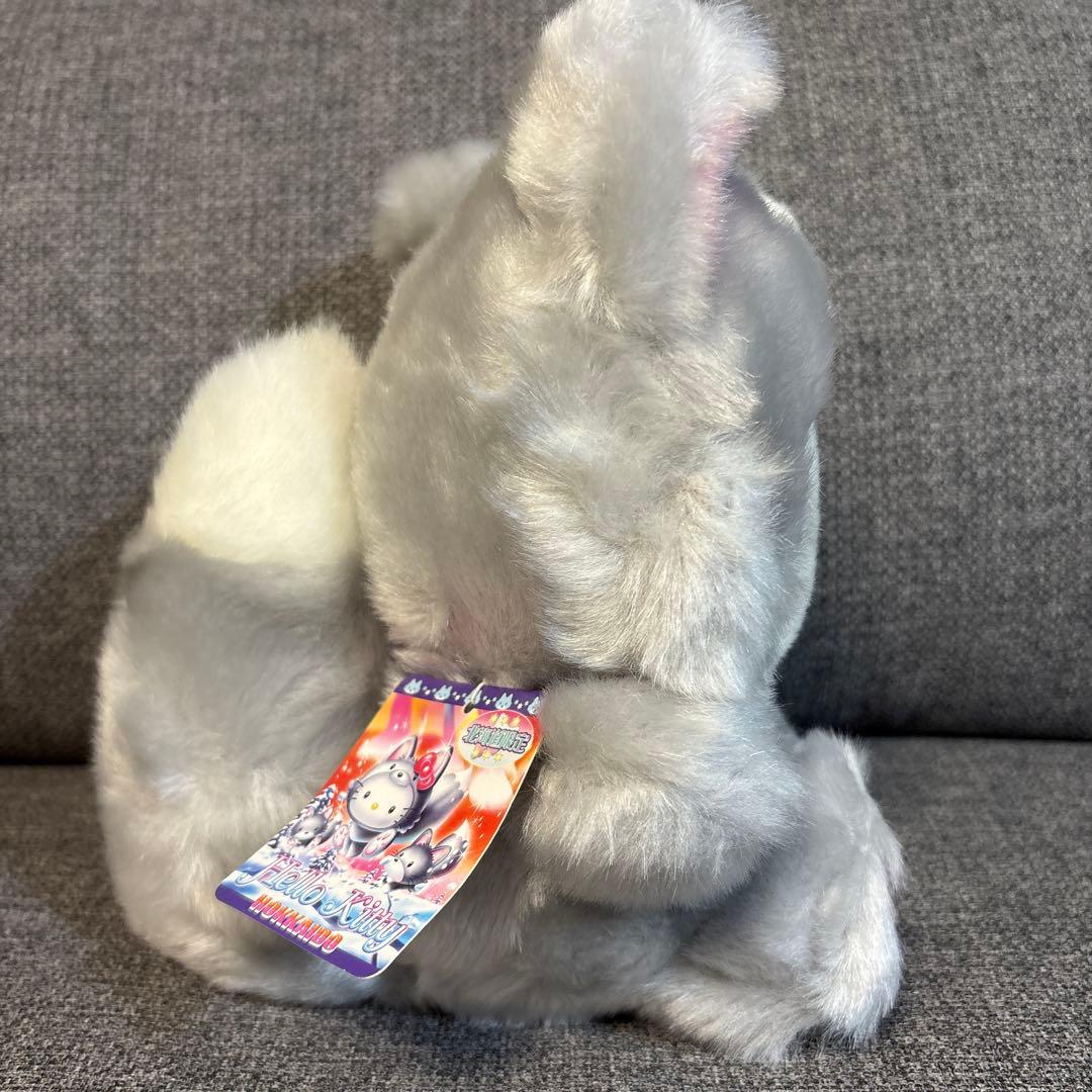 【最終セール‼️】ご当地　キティ　ぬいぐるみ　銀狐　北海道　2004年製