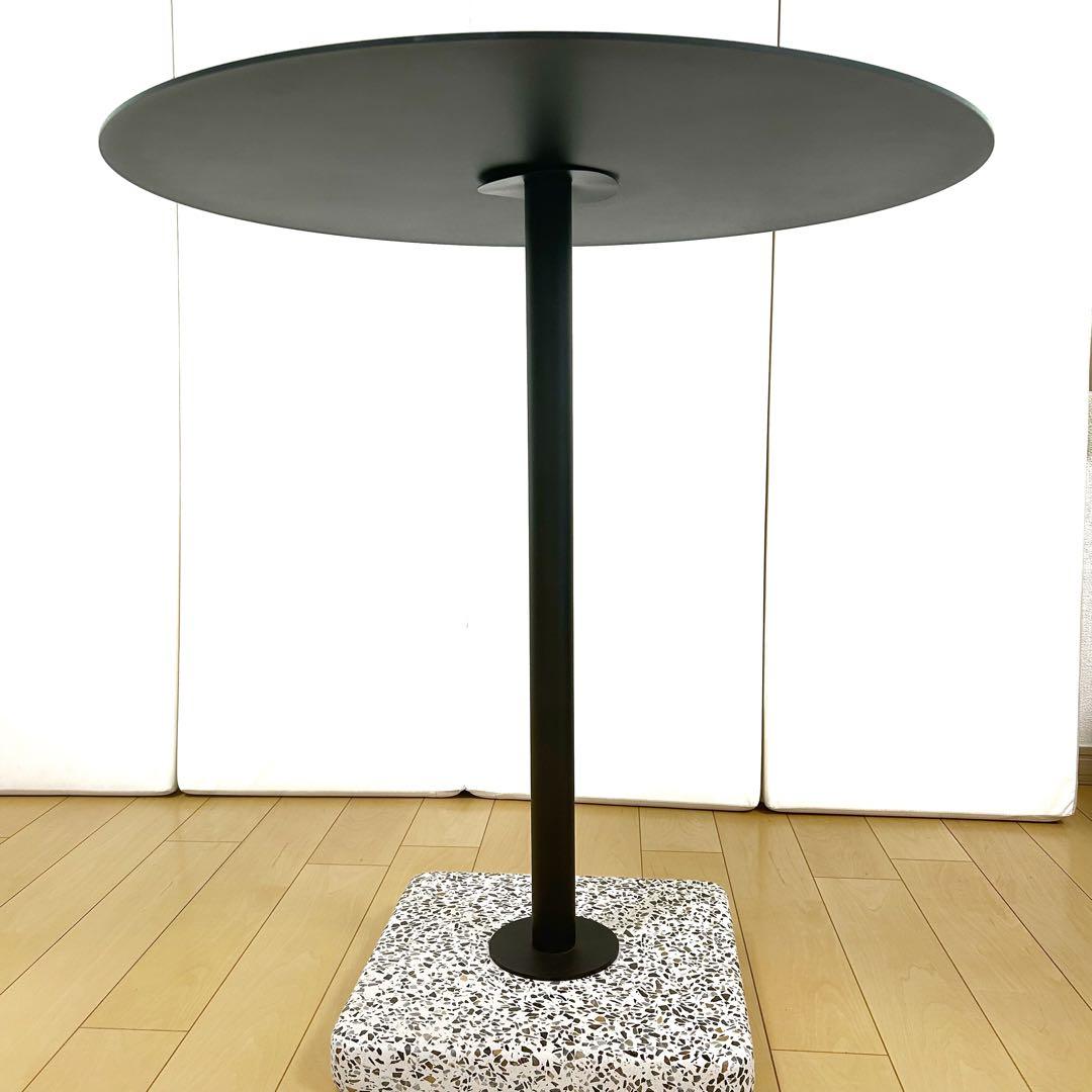 TERRAZZO TABLEROUND / HAY 屋外利用可円形アンスラサイト