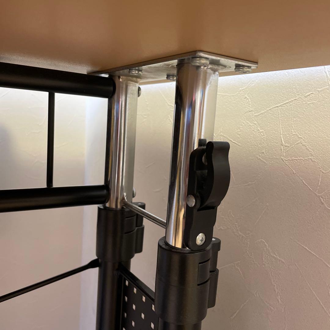 Bauhutte バウヒュッテ 昇降式 デスク BHD-1000M 肘置き付き