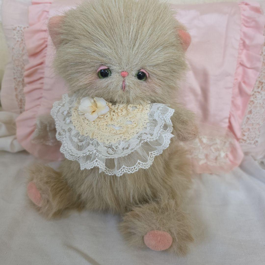 作家様　ハンドメイド　テディベア　キャット　　　　猫　ぬいぐるみ