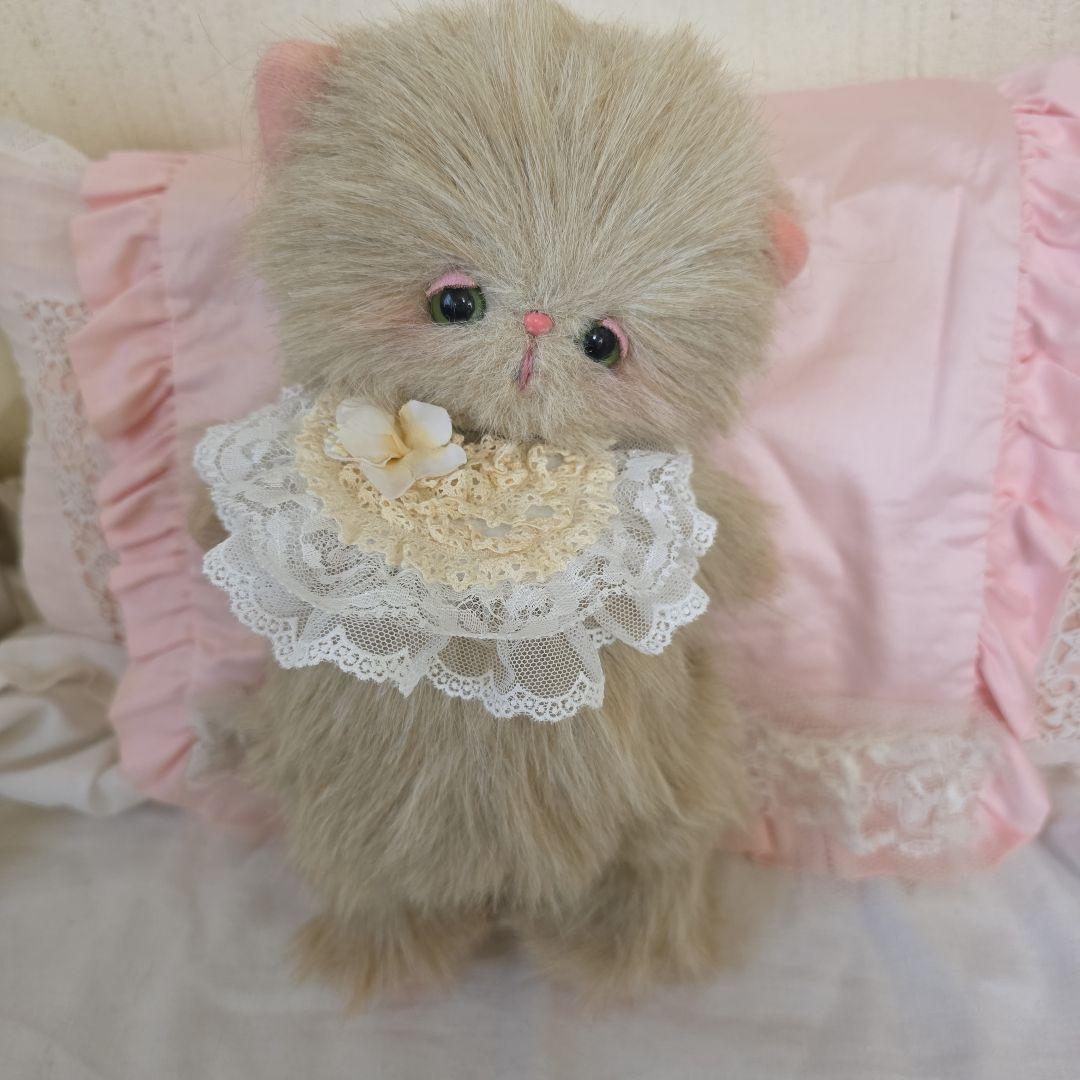 作家様　ハンドメイド　テディベア　キャット　　　　猫　ぬいぐるみ