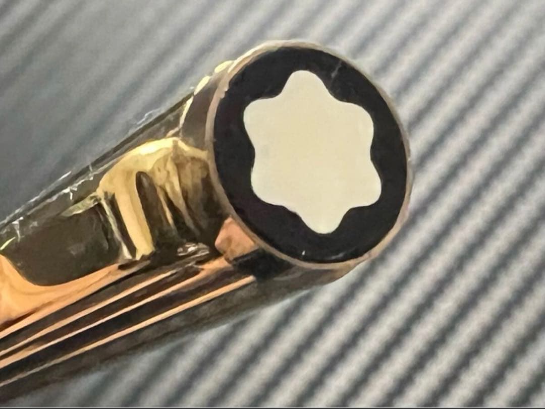 モンブラン 万年筆 極美品 エボナイト芯 ノブレスゴールド M