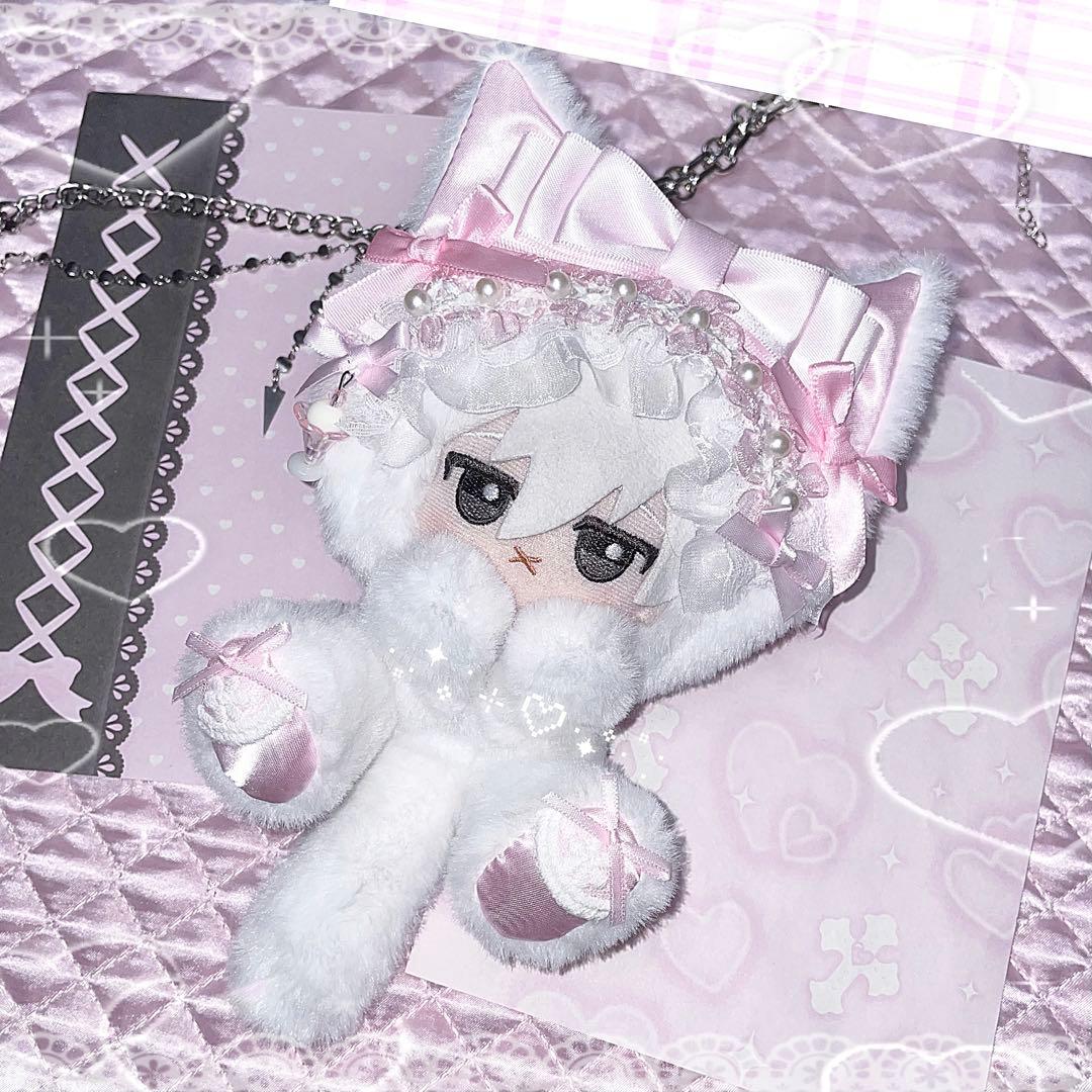 ⟡ぬい服 もぐもぐ おすわり 10cm~12cm ⟡ 裏地付き