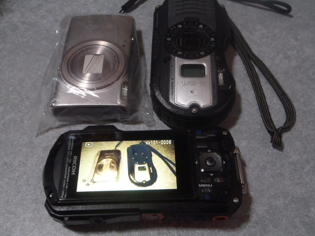 ❤️動作品❤️リコー★WG３０❤️人気色 赤★防水カメラ