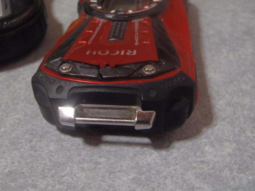 ❤️動作品❤️リコー★WG３０❤️人気色 赤★防水カメラ