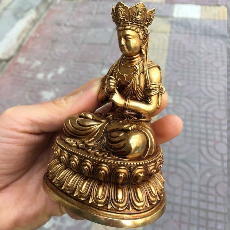 地蔵 大日如来菩薩像 観音 銅製 仏像 彫刻 置物 開運 風水