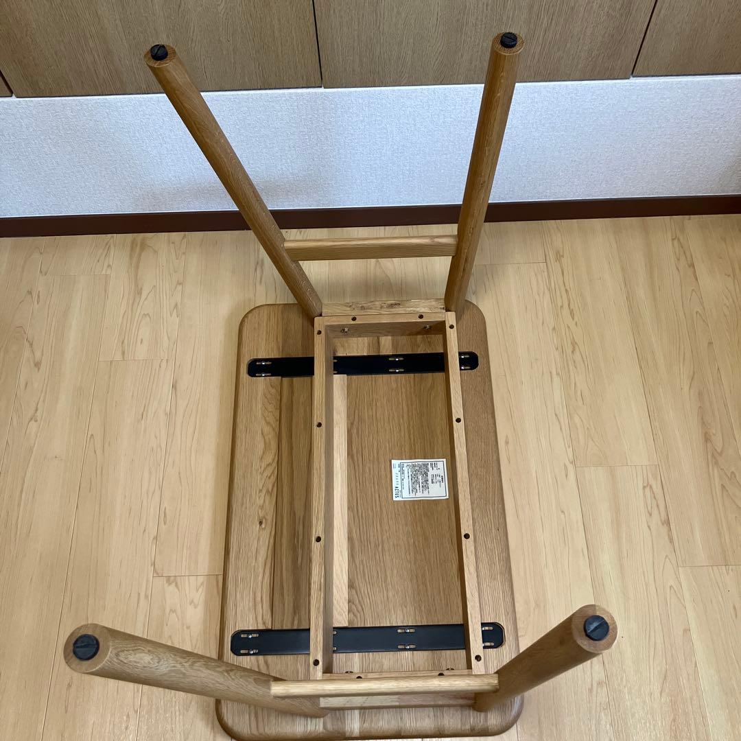 【美品】ACTUS リピアオーク材デスク 学習机 テーブル 木製家具　RIPIA