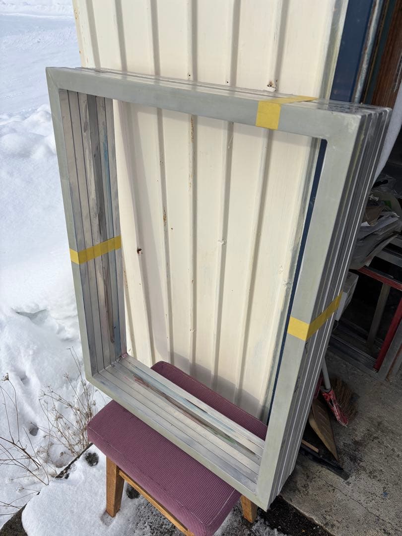 シルクスクリーンフレーム 55x75cm 6本セット