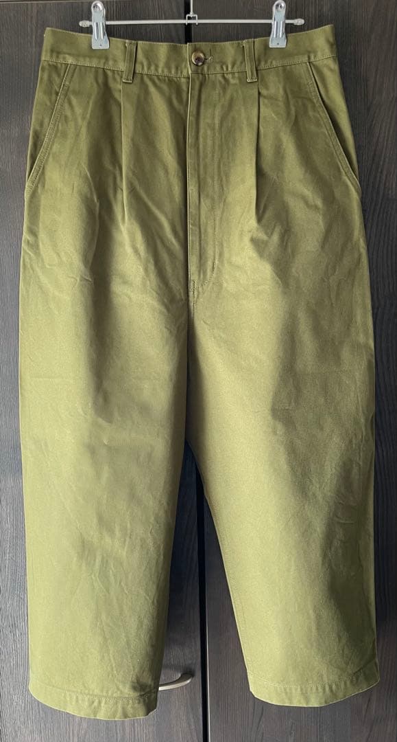 COMME des GARÇONS HOMME カーキ サルエルパンツ オリーブ