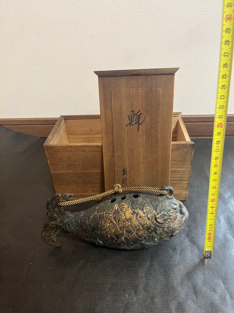 希少品　魚鼓 魚板 仏具 古民具 時代物　茶道 茶事懐石の鳴り物 禅院　骨董 鯱