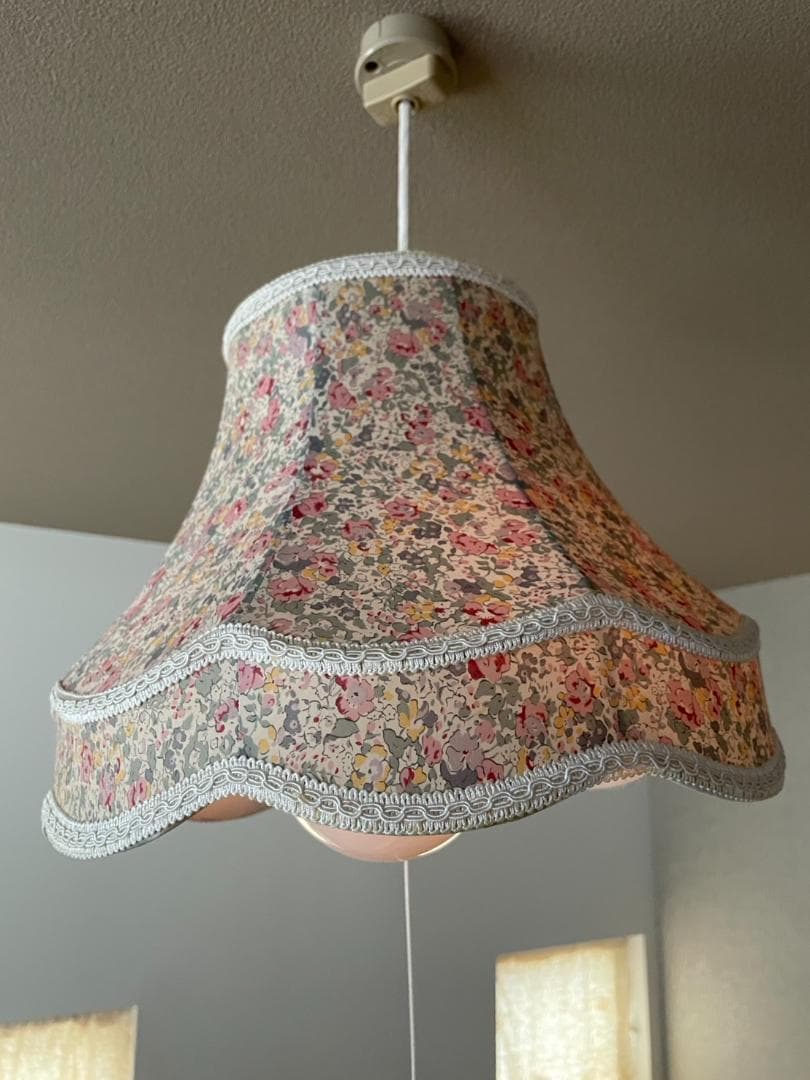 MOMO Natural モモナチュラル リバティ柄 照明ライト② ☆廃盤☆