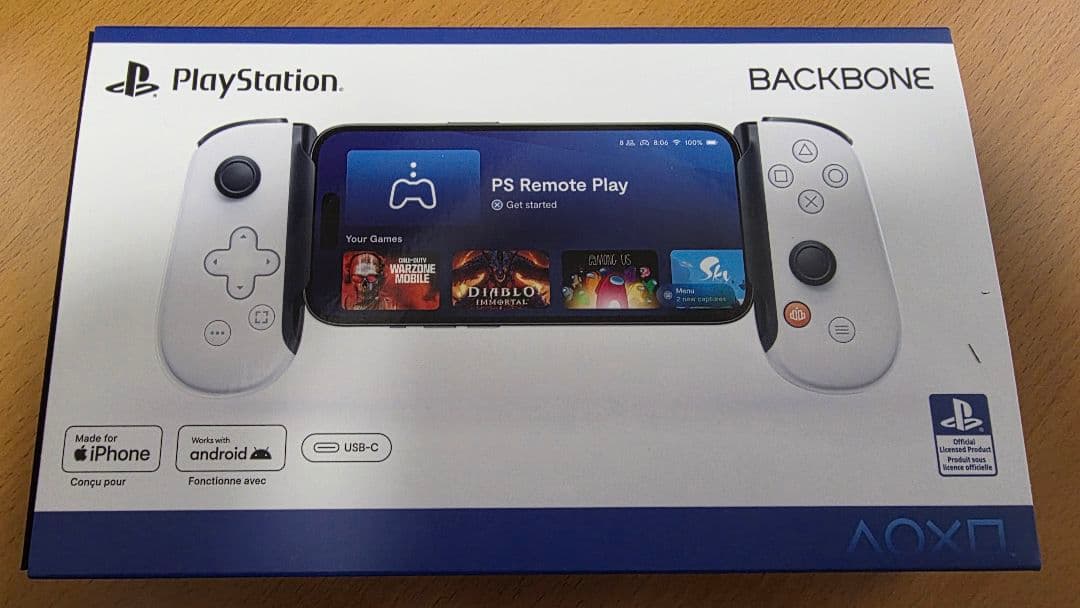 Backbone One USB-C 第2世代プレイステーション版ケース付