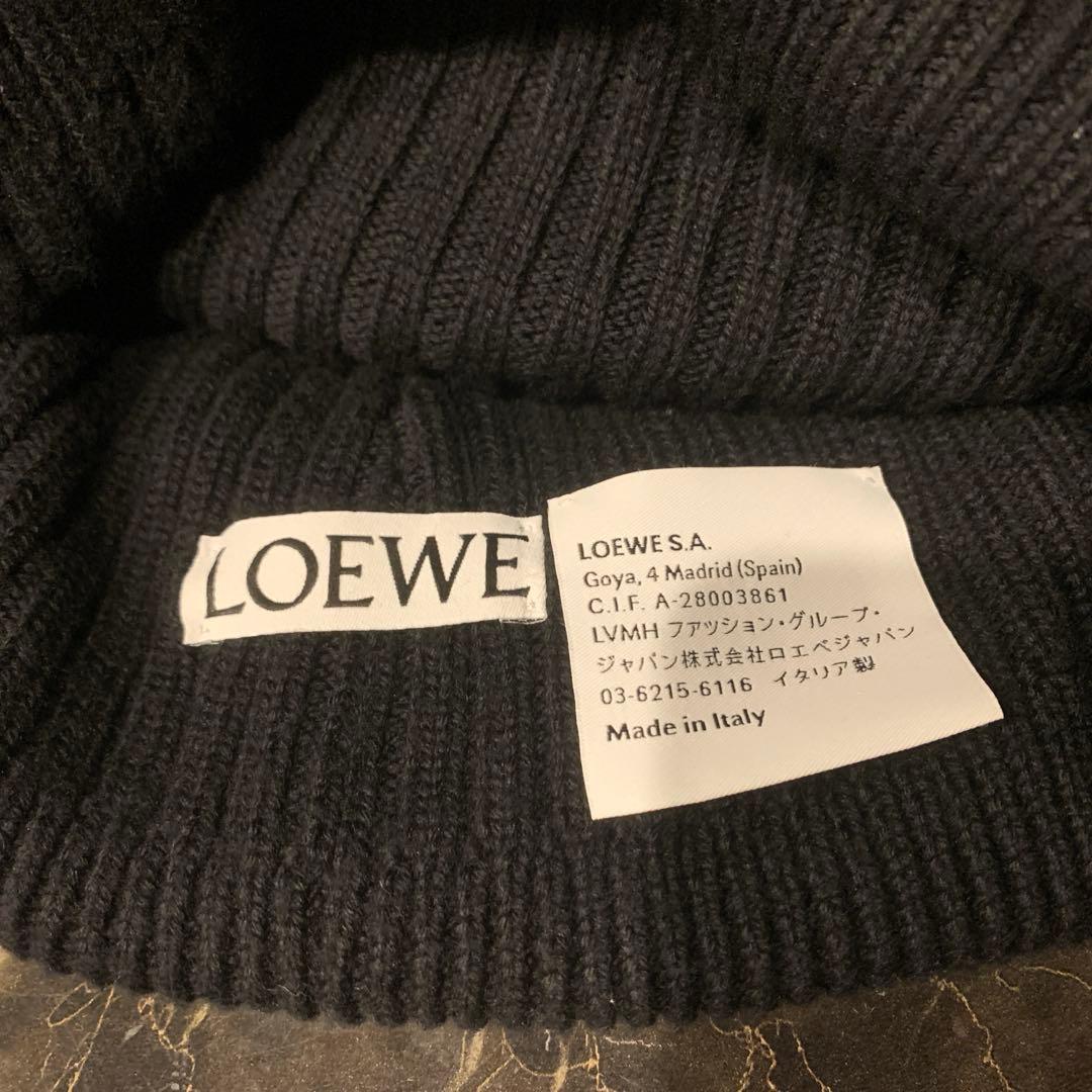 ※新品未使用【定価47300円】ニット帽　ロエベ LOEWE