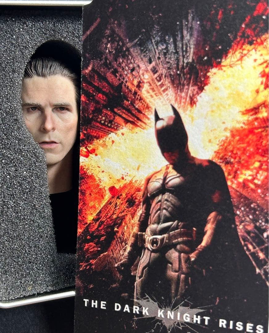 1/6 カスタムヘッド ダークナイト ライジング バットマン　ブルース