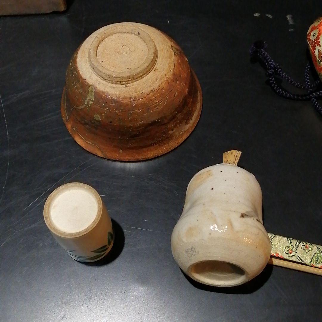 【茶道具】十一代飛来一閑作　溜塗茶箱 茶道具セット付属　茶箱37