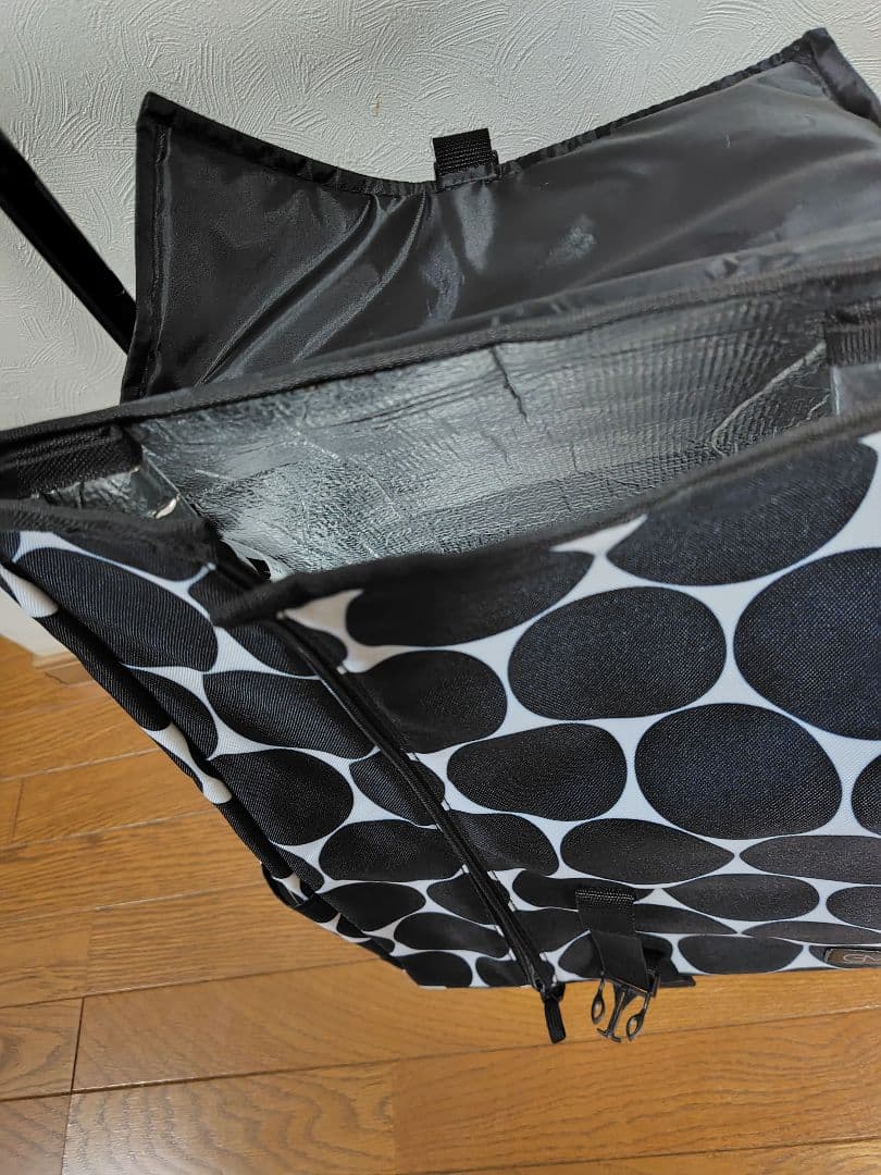 ドット柄キャリーカート 値下げしました