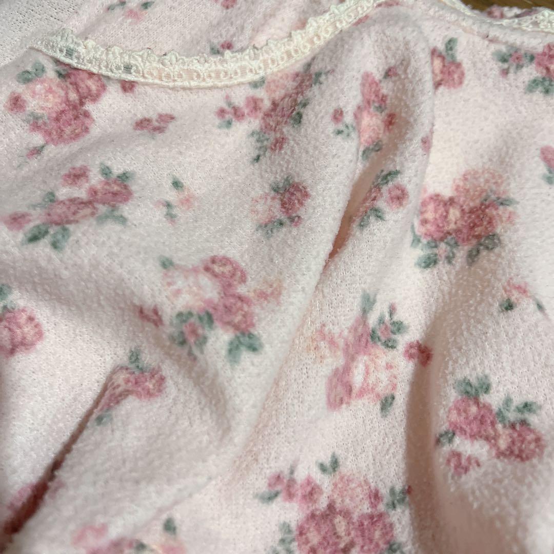 リズリサ　花柄　スカパン　ピンク