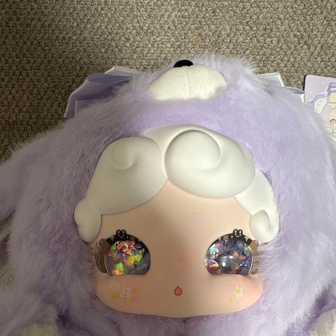Lucky Deer Nai ウサギ型ぬいぐるみ 紫色