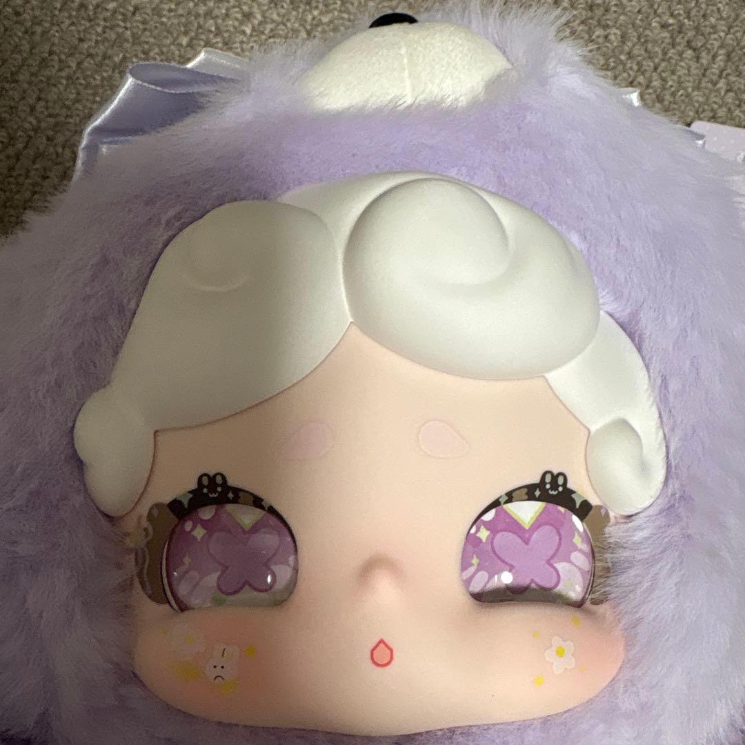 Lucky Deer Nai ウサギ型ぬいぐるみ 紫色