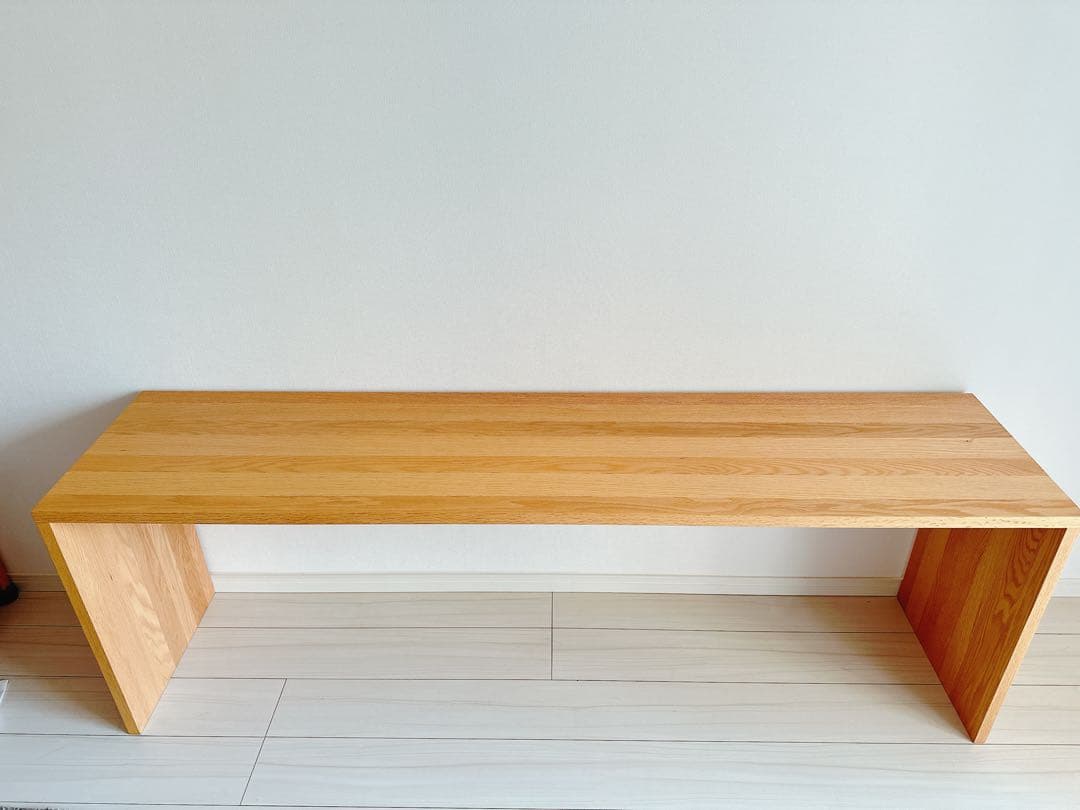 MUJI無垢材オーダーデスク 180cm