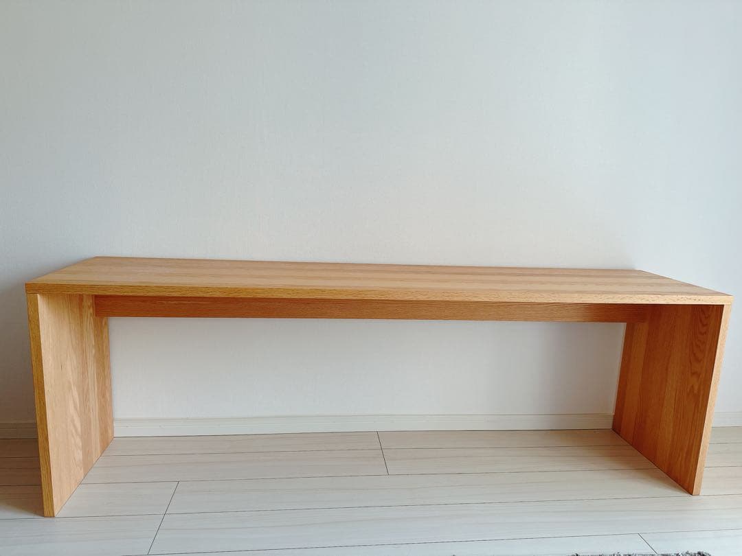 MUJI無垢材オーダーデスク 180cm