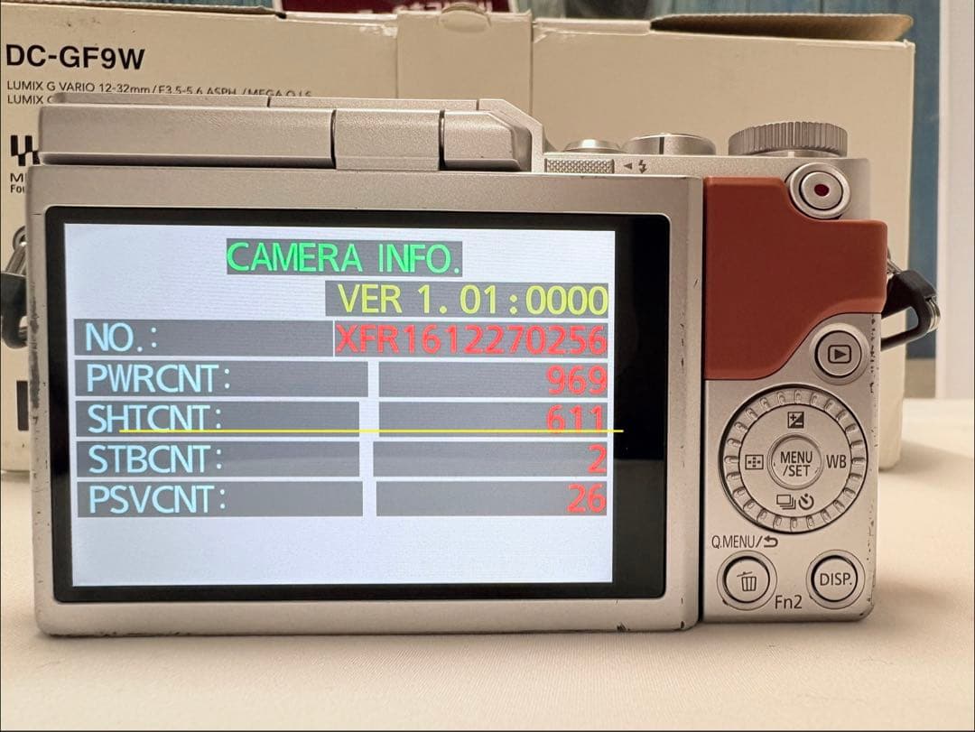 ショット数611回 LUMIX GF9 SNS Wi-Fi チルト ミラーレス