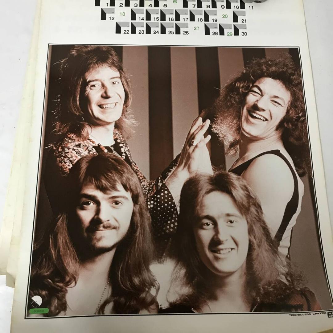 超希少 東芝EMI ロックカレンダー 1975 ROCK CALENDAR