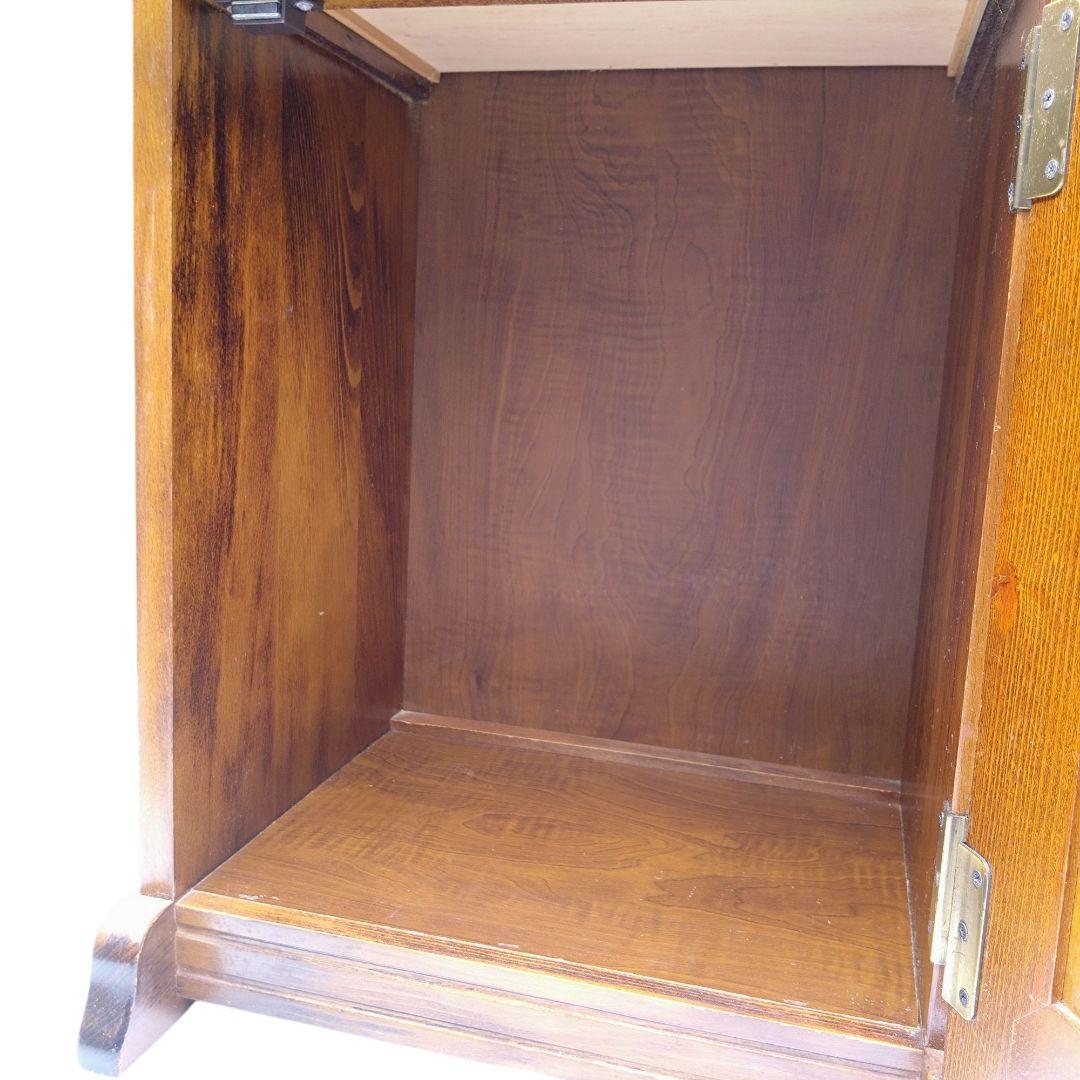 ☆美品！☆カリモク karimoku コロニアル　電話台 レトロ アンティーク調