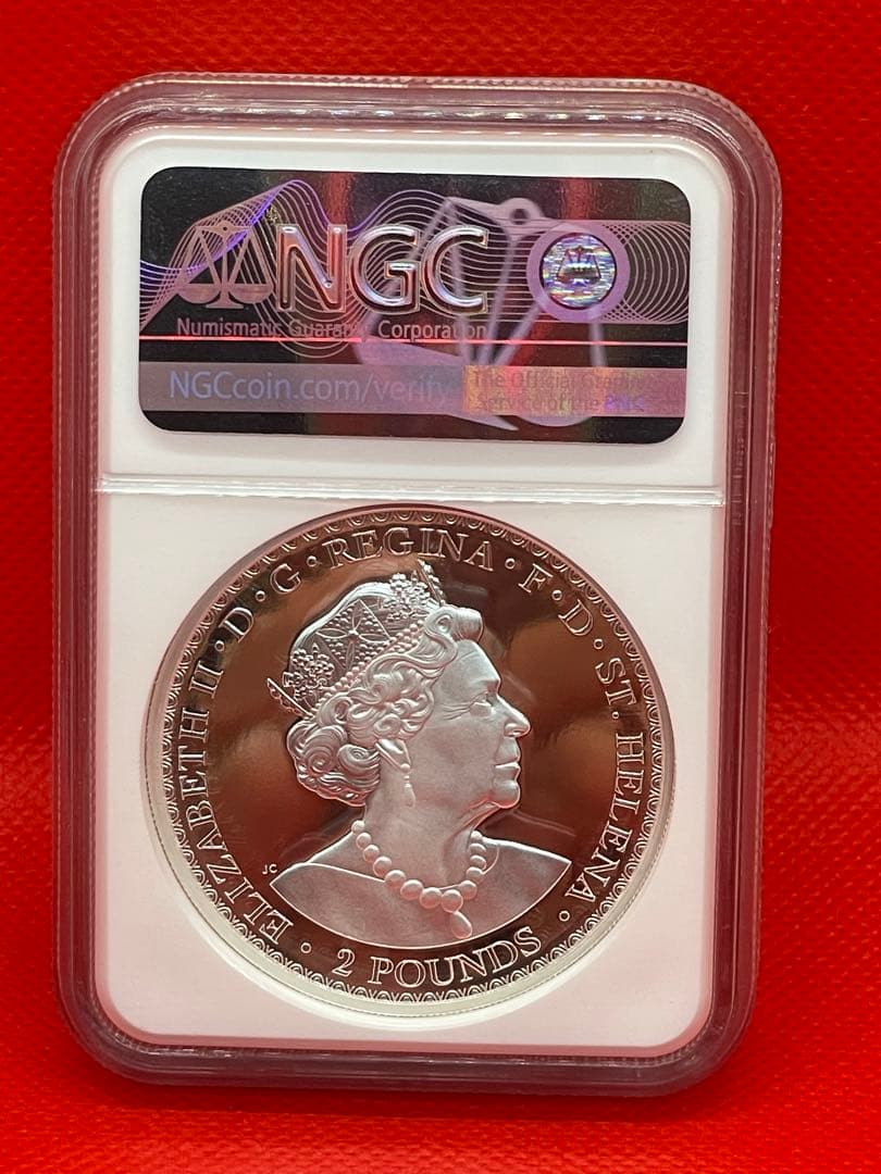 【2021年 ウナとライオン 2ポンド 2オンス プルーフ銀貨】