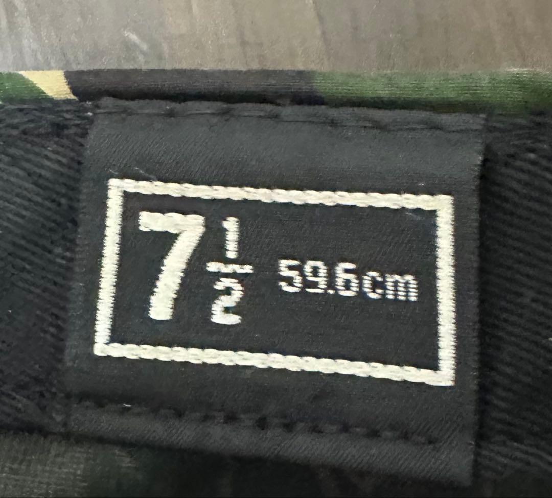 s*a様 アベイシングエイプ ニューエラ　キャップ　7 1/2