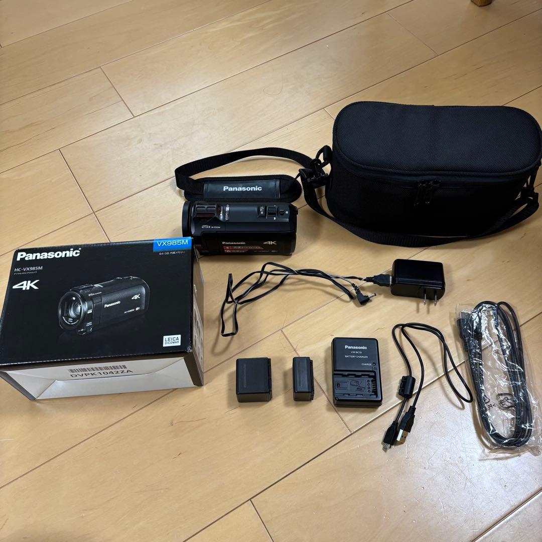 【最終値下げ】 極美品 Panasonic HC-VX985M 4Kビデオカメラ