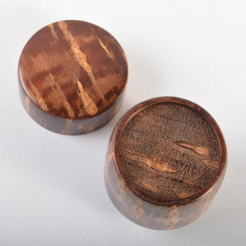 伝統工芸士　大橋忠作　桜皮　樺細工　棗　共箱　M R5673