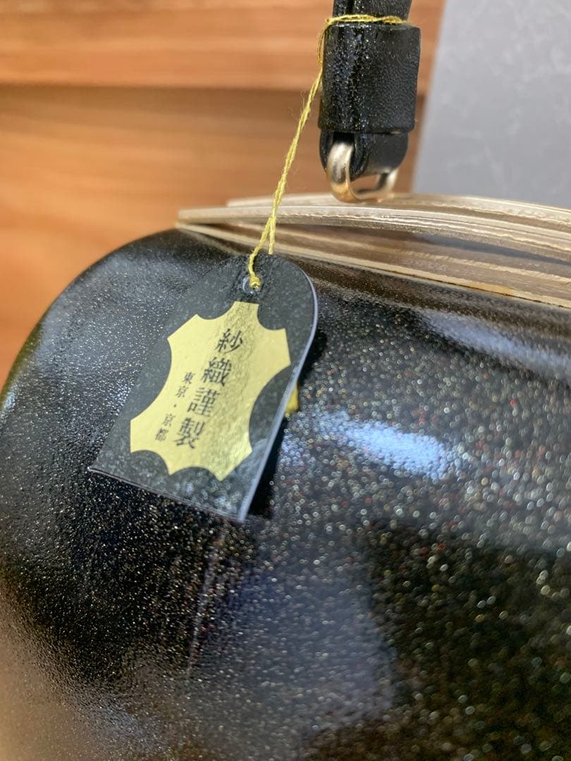 新品未使用タグ付　草履バッグ　セット ゴールド　紗織　Ｌ　ブラック　留袖　七五三