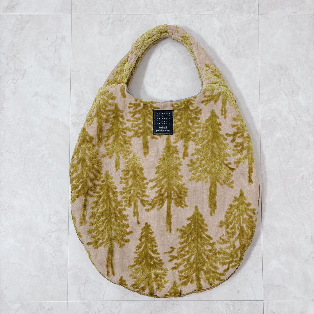 ミナペルホネン　メッツァ　エッグバッグ