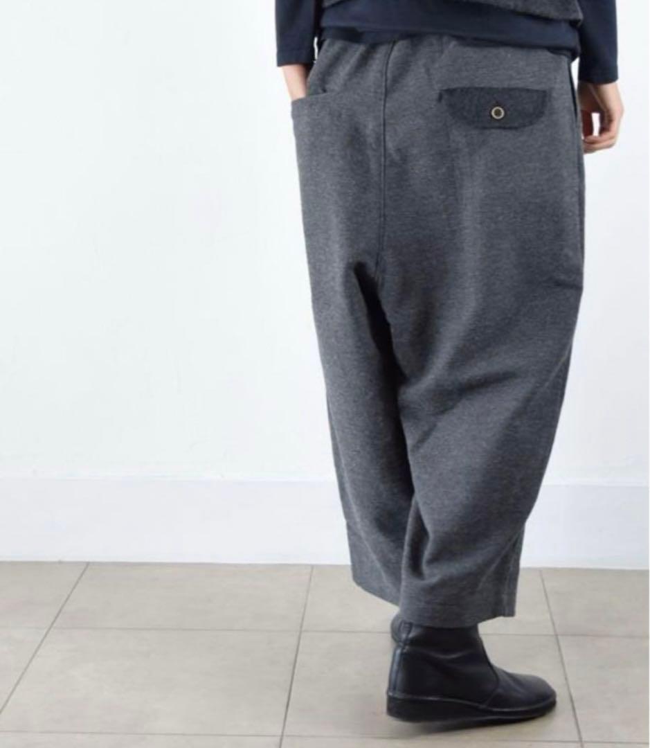 tumugu: グレー サルエルパンツ