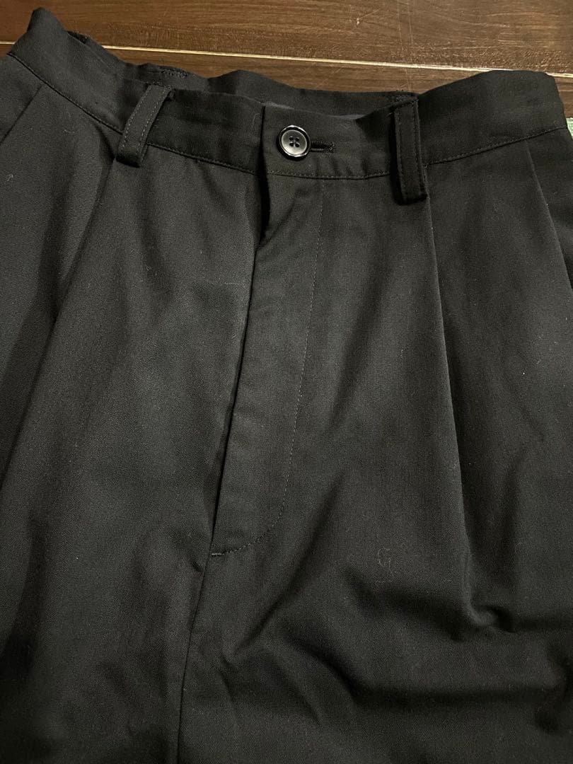 d*9様 LIMI few リミフゥ 日本製 黒 ウール混 サルエルパンツ ヨウ