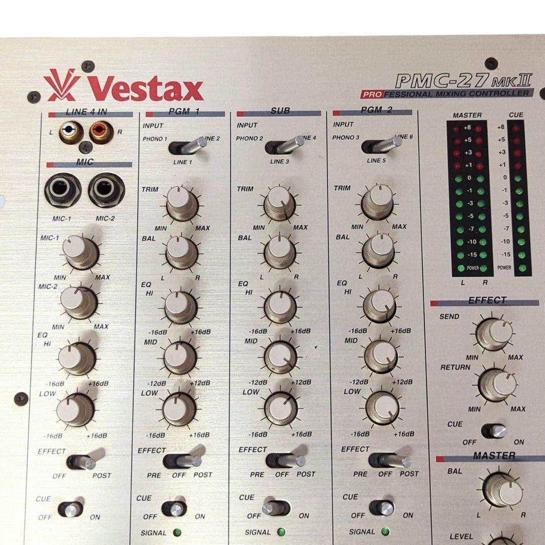 Vestax PMC-27 MKⅡ DJ MIXER DJミキサー
