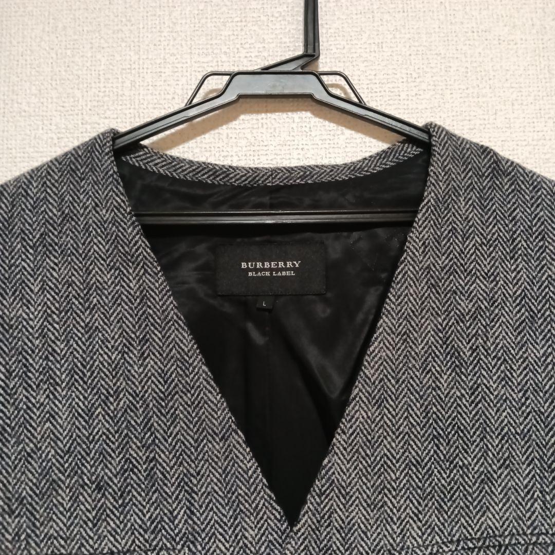BURBERRY BLACK LABEL ベスト ツイード　Lサイズ
