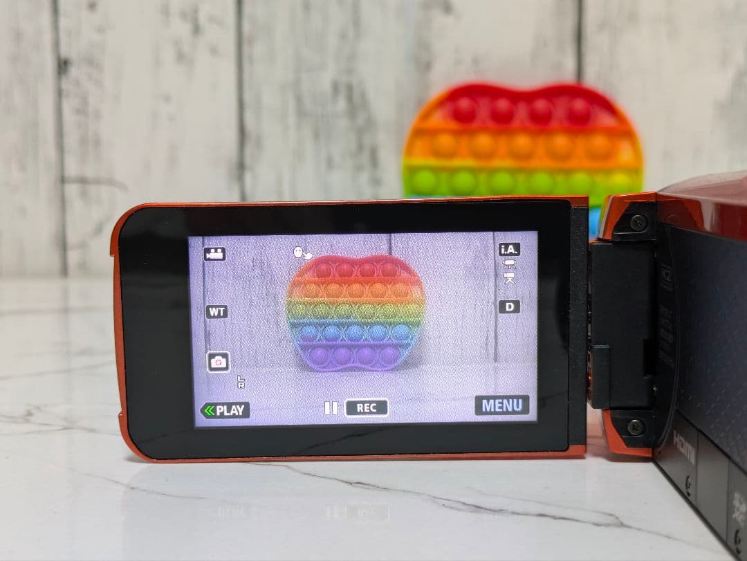 JVC　GZ-RX680　Wi-Fi内蔵　オレンジ　防水機能付き