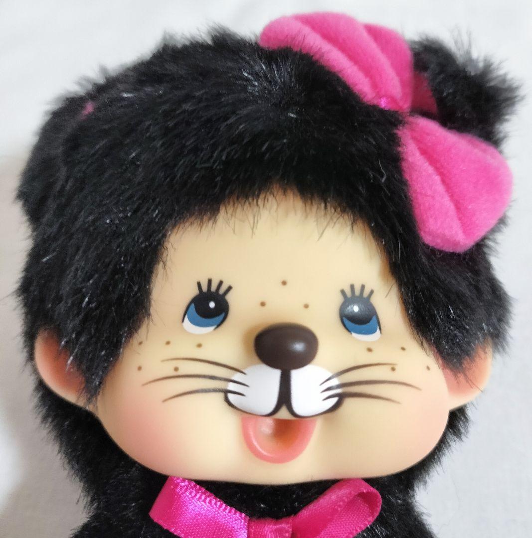 【希少】モンチッチ ニャンチッチ 黒猫 顔でか キーチェーン セキグチ