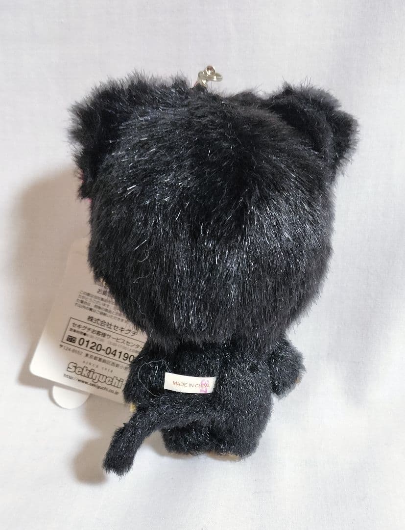 【希少】モンチッチ ニャンチッチ 黒猫 顔でか キーチェーン セキグチ