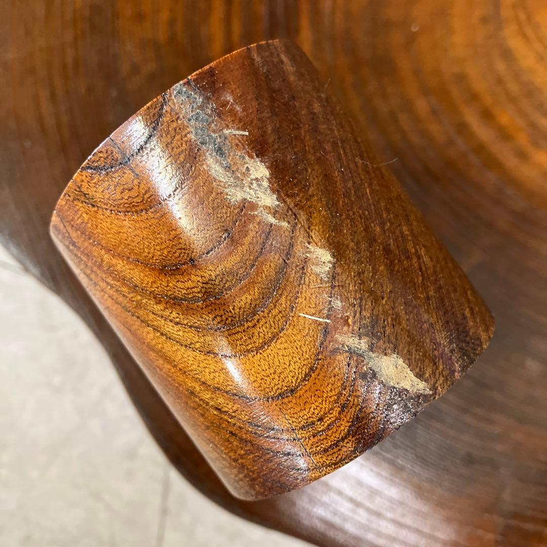 B-3 昭和レトロ 木製 天然木 一枚板 屋久杉 輪切り ちゃぶ台 テーブル