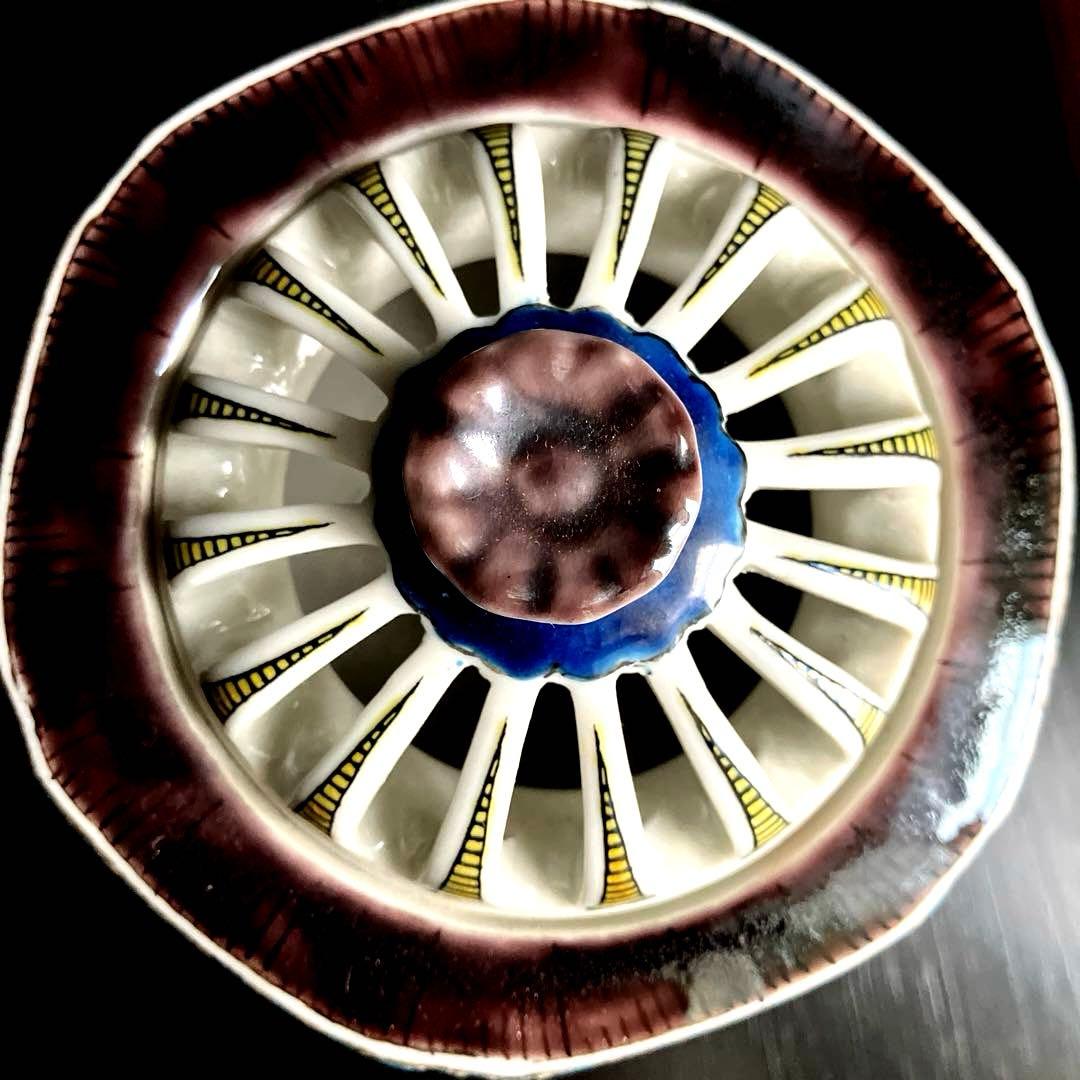 九谷焼香炉　作家物香炉　　★最終価格★