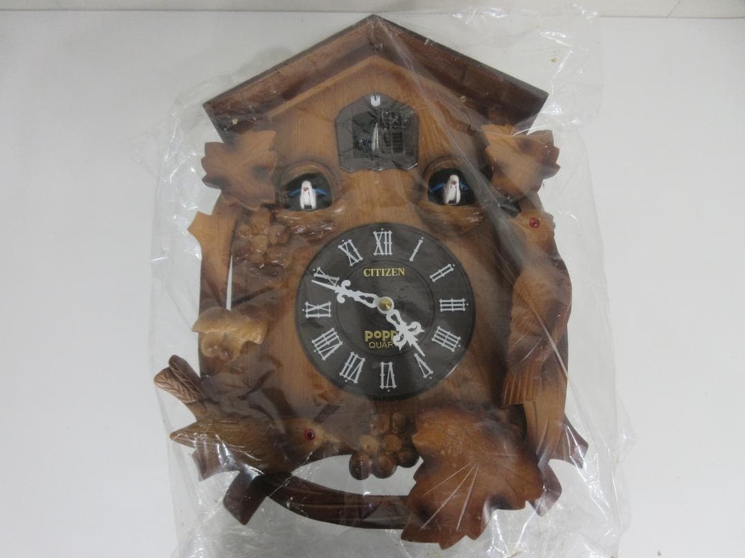 y*n様 0528Y シチズン クオーツポッポ 三羽鳩 掛け時計 H-QP-45