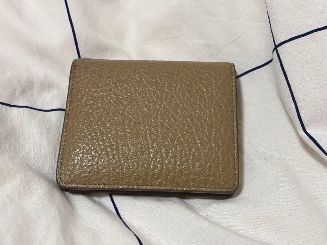 【正規品】Maison Margiela メゾンマルジェラ 三つ折財布 ベージュ